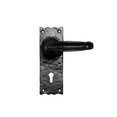 Traditional V Lever Door Handle on Various Backplate