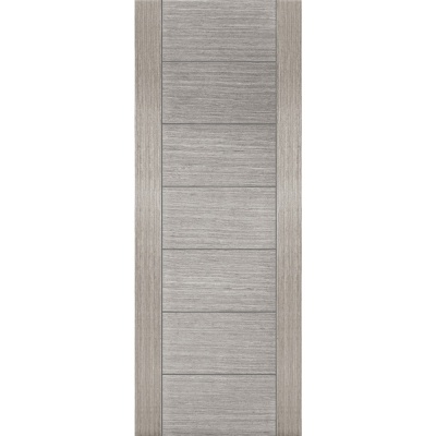 Internal Pre-Finished Light Grey Oak Corsica Door