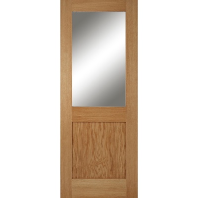 Internal Oak Marlborough 1 Panel 1 Light Glazed Door