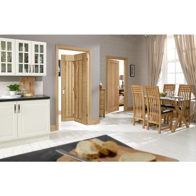 Internal Oak Mexicano Bi-Fold Door