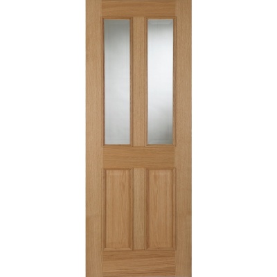 Internal Oak Oxfords 2 Light Glazed Door