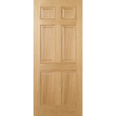 Internal Pre-Finished Oak Regency 6 Panel Door