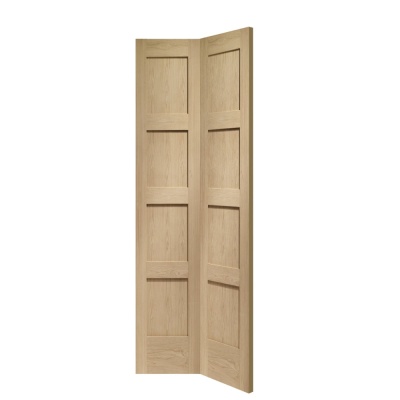 Internal Oak Shaker Bi-Fold Door