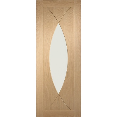 Internal Oak Pesaro Clear Glazed Door