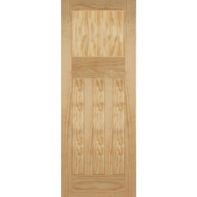 Internal Clear Pine 1930's Style 4 Panel Door