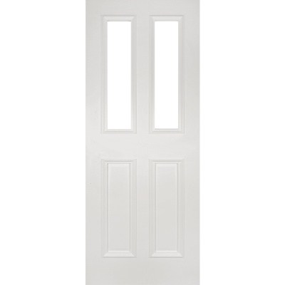 Internal Primed White Rochester Clear Glazed Door