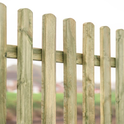 Rounded Top Treated Fence Palings