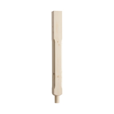 Benchmark Pine Stop Chamfered Spigot Newel