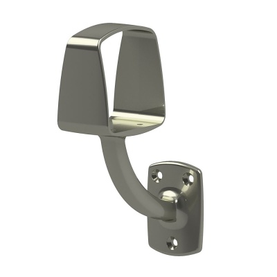 Brushed Nickel Wall Mounted Hand Rail Square Wall Bracket