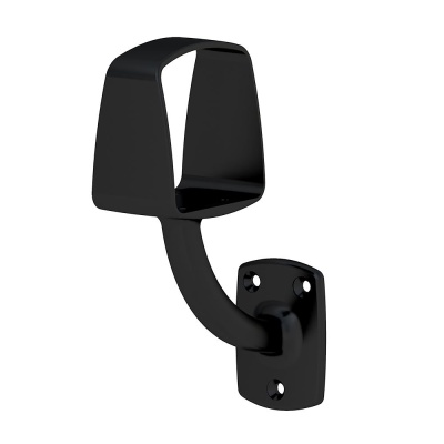 Black Wall Mounted Hand Rail Square Wall Bracket