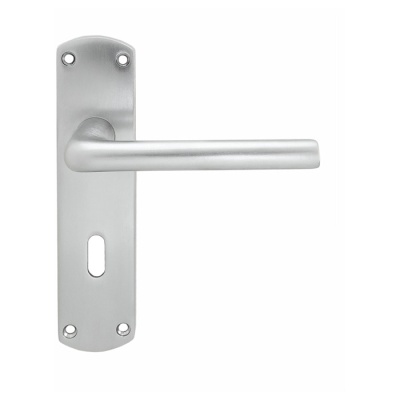 Uno Lever Door Handle on Various Backplates