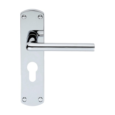 Uno Lever Door Handle on Various Backplates