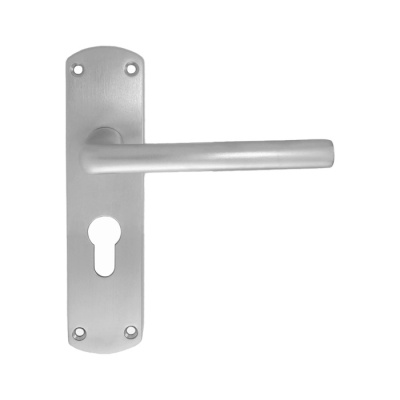 Uno Lever Door Handle on Various Backplates