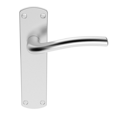 Cuatro Lever Door Handle on Various Backplates