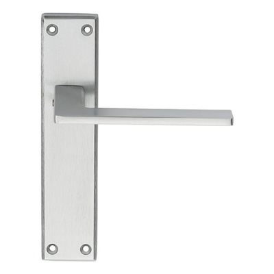 Zone Lever Door Handle on Various Backplates