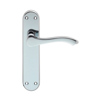 Ixion Lever Door Handle on Various Backplate