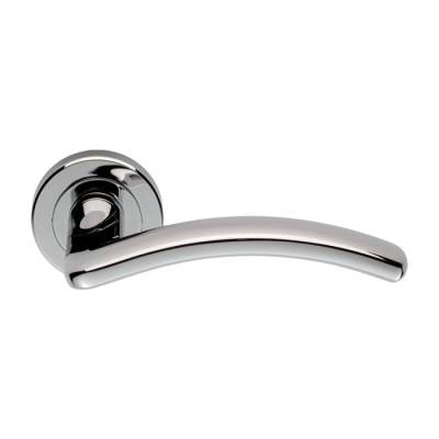 Design Lever Door Handle on Round Rose