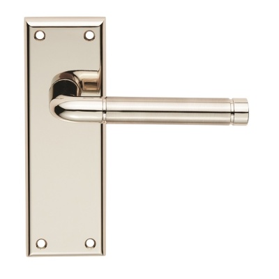 Quaranta Lever Door Handle on Various Backplates