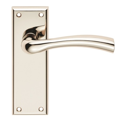 Cinquanta Lever Door Handle on Various Backplates