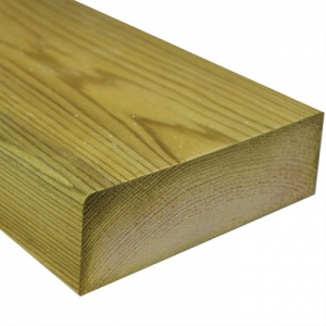 100mm x 22mm (4'' x 1'') Treated Softwood - up to 3m