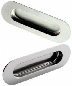 Steelworx Small Circular Flush Pull Handle - Atlantic Timber