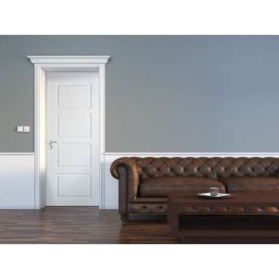 Internal Primed White Contemporary Solid Door