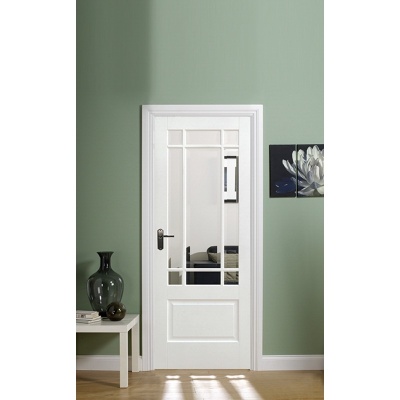 Internal Primed White Downham Glazed Solid Door