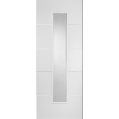 Internal Primed White Orta 1 Light Glazed Door