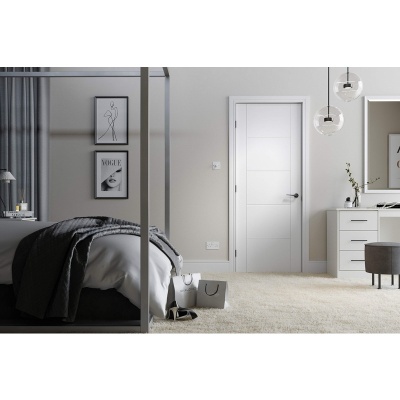 Internal Primed White Vancouver Solid Door