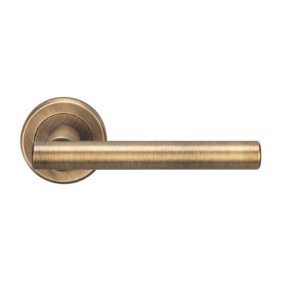 Philadelphia Lever Door Handle on Round Rose