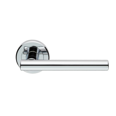 Philadelphia Lever Door Handle on Round Rose