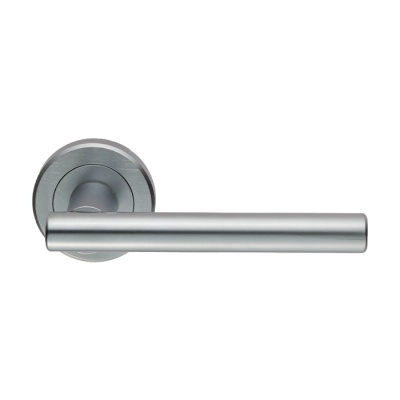 Philadelphia Lever Door Handle on Round Rose